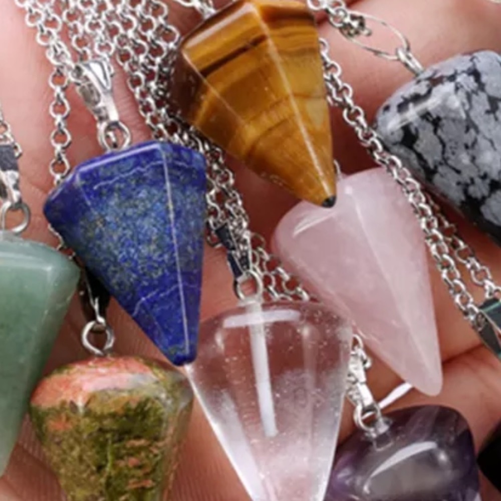 COPY - Natural Crystal Healing Stone Pendant